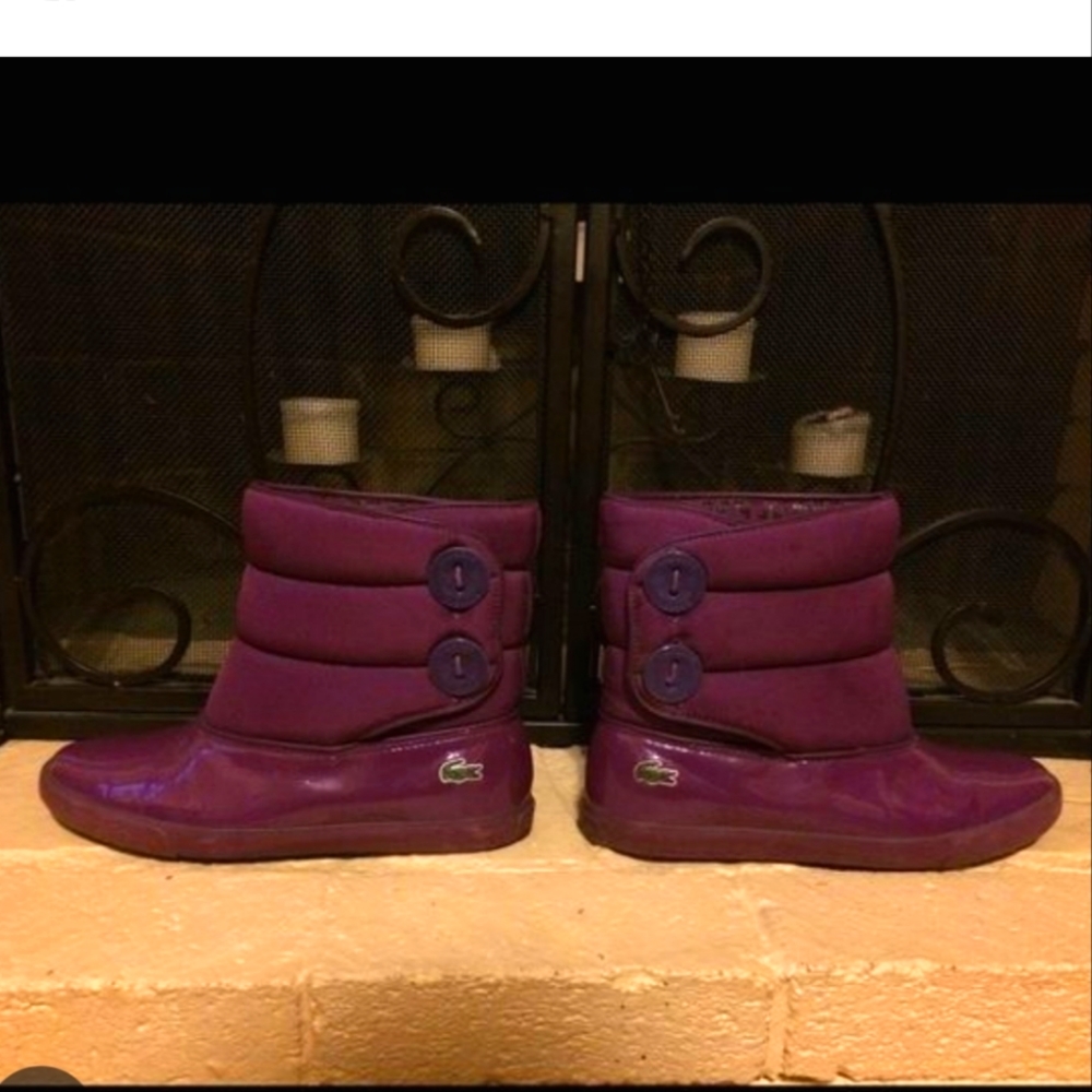 Lacoste winter boots!❄️⛄️❄️⛄️